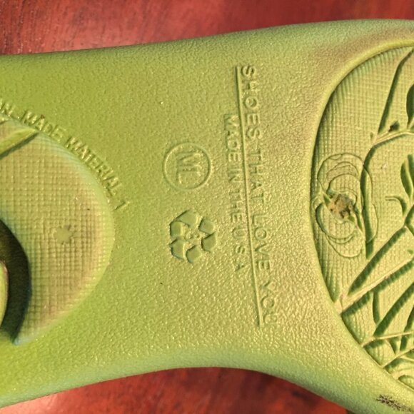 OKAL RUBBER SLIDES LIME GREEN - Picture 9 of 10